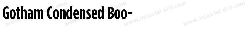 Gotham Condensed Boo字体转换